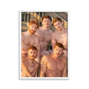 Red Hot Desire (Fire) The Boys of Fire Island Art Print